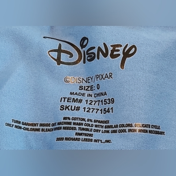 Torrid Boyshort Disney Pixar Blue Sky "Up" Balloons Size 0 NWT - Picture 4 of 5